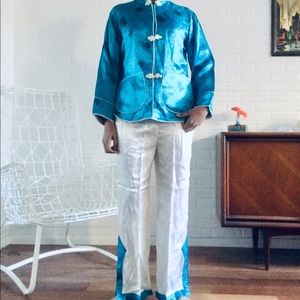 Vintage Chinese Pajamas Pajama Set Pants XS S